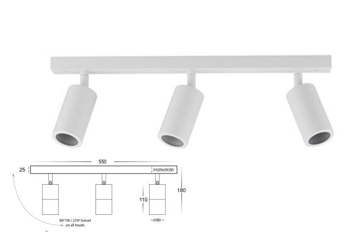 Adjustable Lights on the Bar 2/3/4