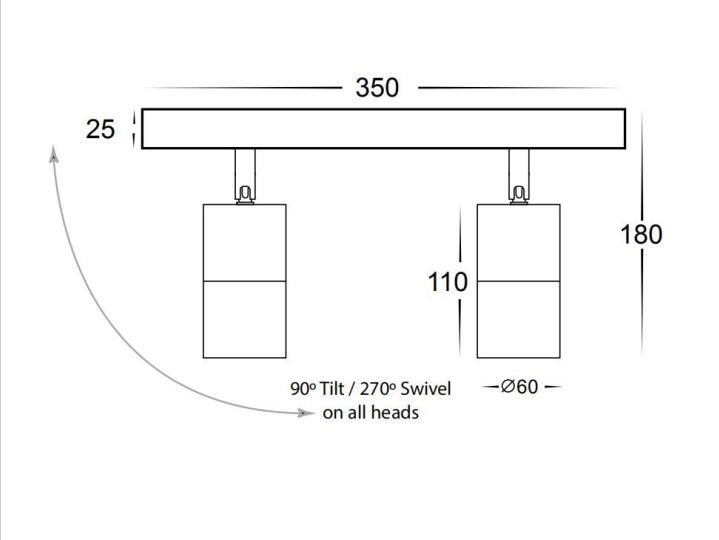 Adjustable Lights on the Bar 2/3/4