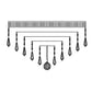 C-8080 Close To Ceiling CCT Crystal Chandelier