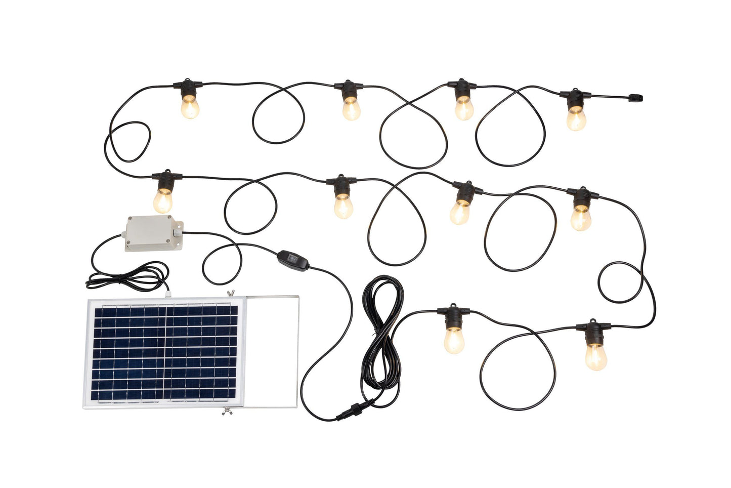 Festoon Solar Kit - 10 Light Kit - Warm White