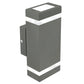 Brilliant Stainless-Steel Entasis Exterior Wall Light Exterior Wall Light