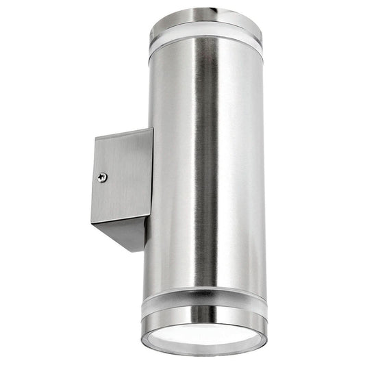 Brilliant Stainless-Steel Leto Energy Saving Wall Light