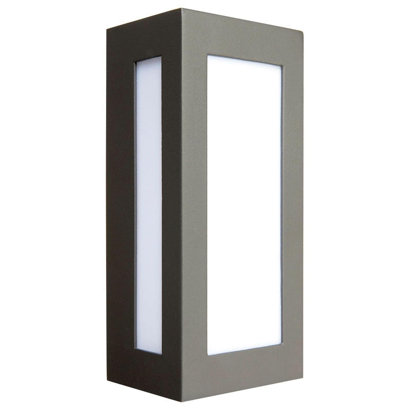 Brilliant Charcoal Eave Lantern Exterior Wall Light