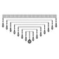 C-8080 Close To Ceiling CCT Crystal Chandelier