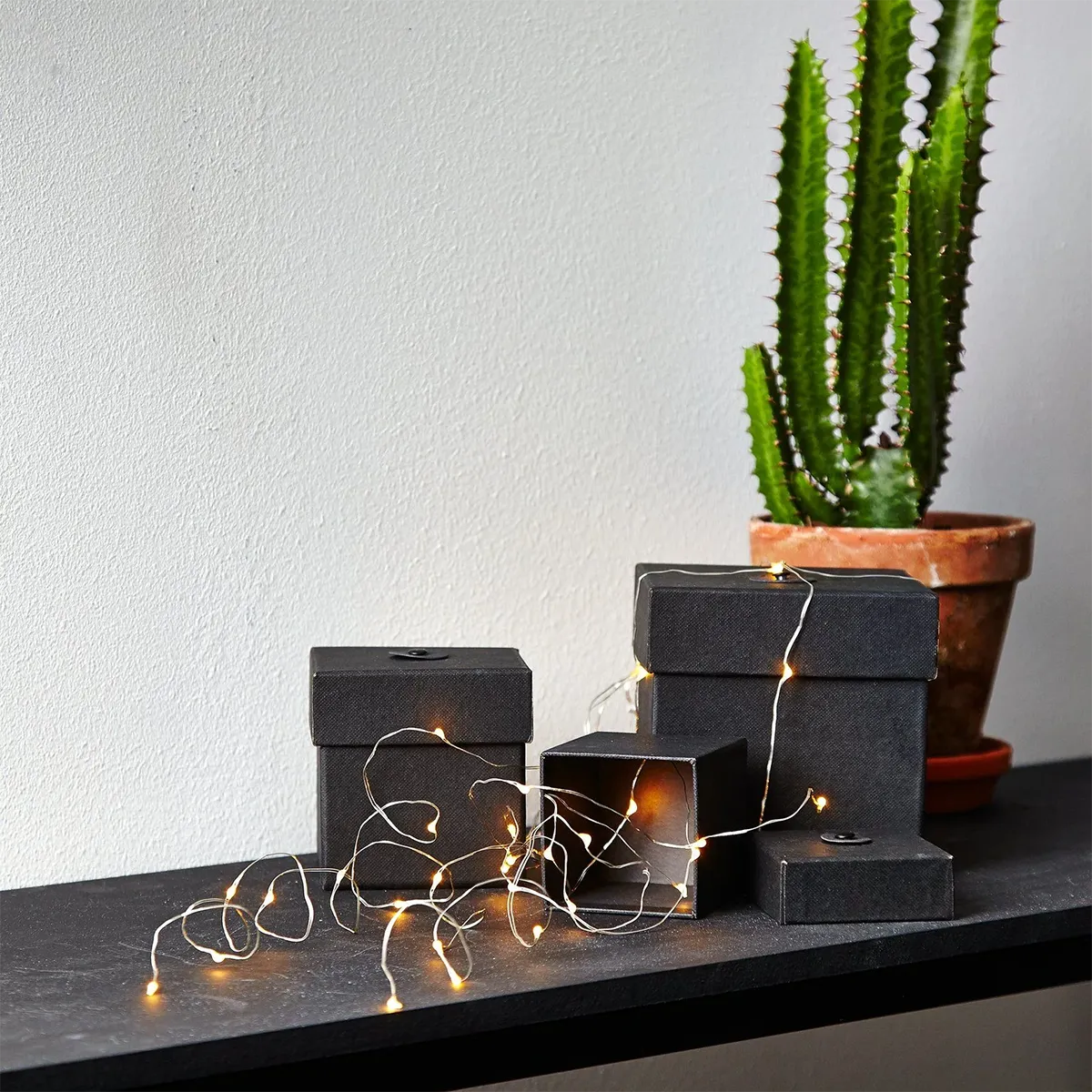 Dew Drop Fairy Lights - Silver - 1m