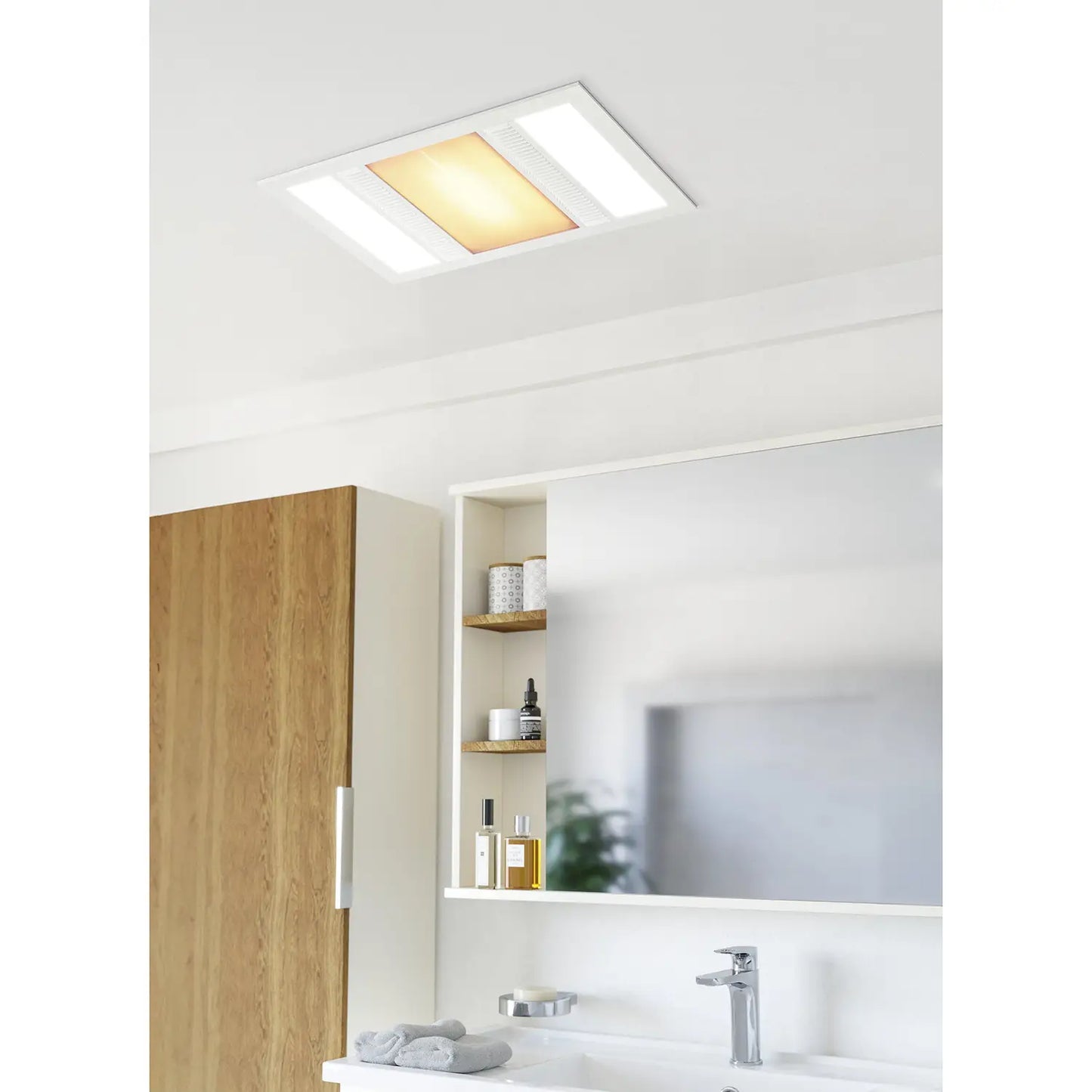 Domingo 3-in-1 Bathroom Heater Exhaust Fan with LED Light