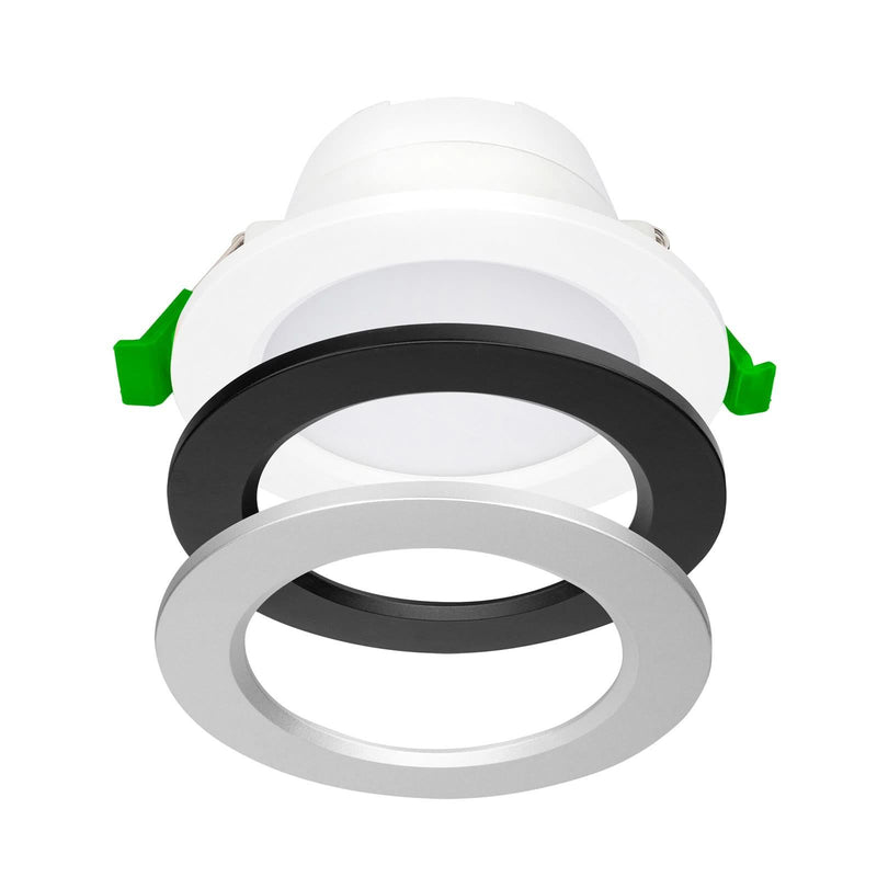 Brilliant Uni Trio LED CCT Downlight with Interchangeable Colour Trims