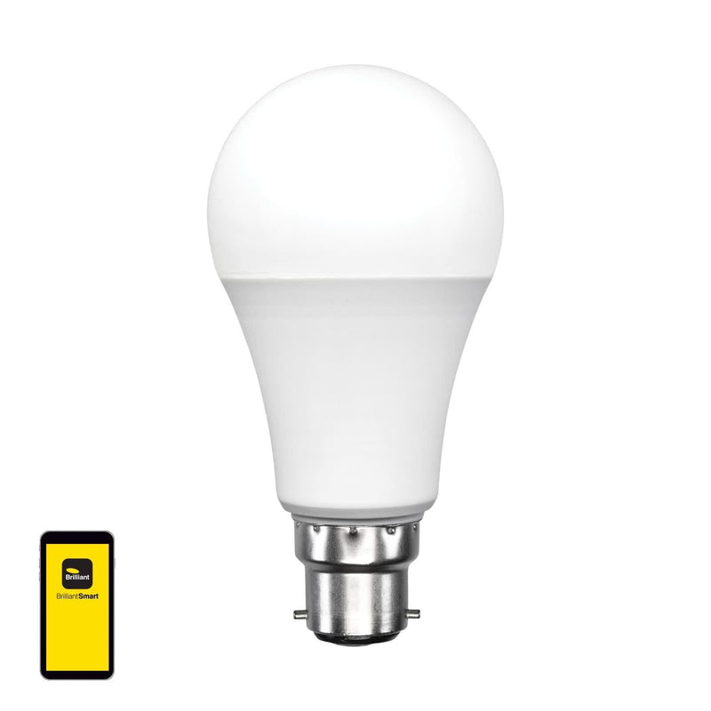 Brilliant Smart Wi-Fi A60 CCT LED Biorhythm Globe