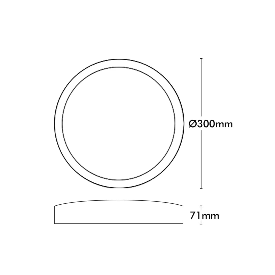 Brilliant Kensley 20W CCT LED Bunker Light