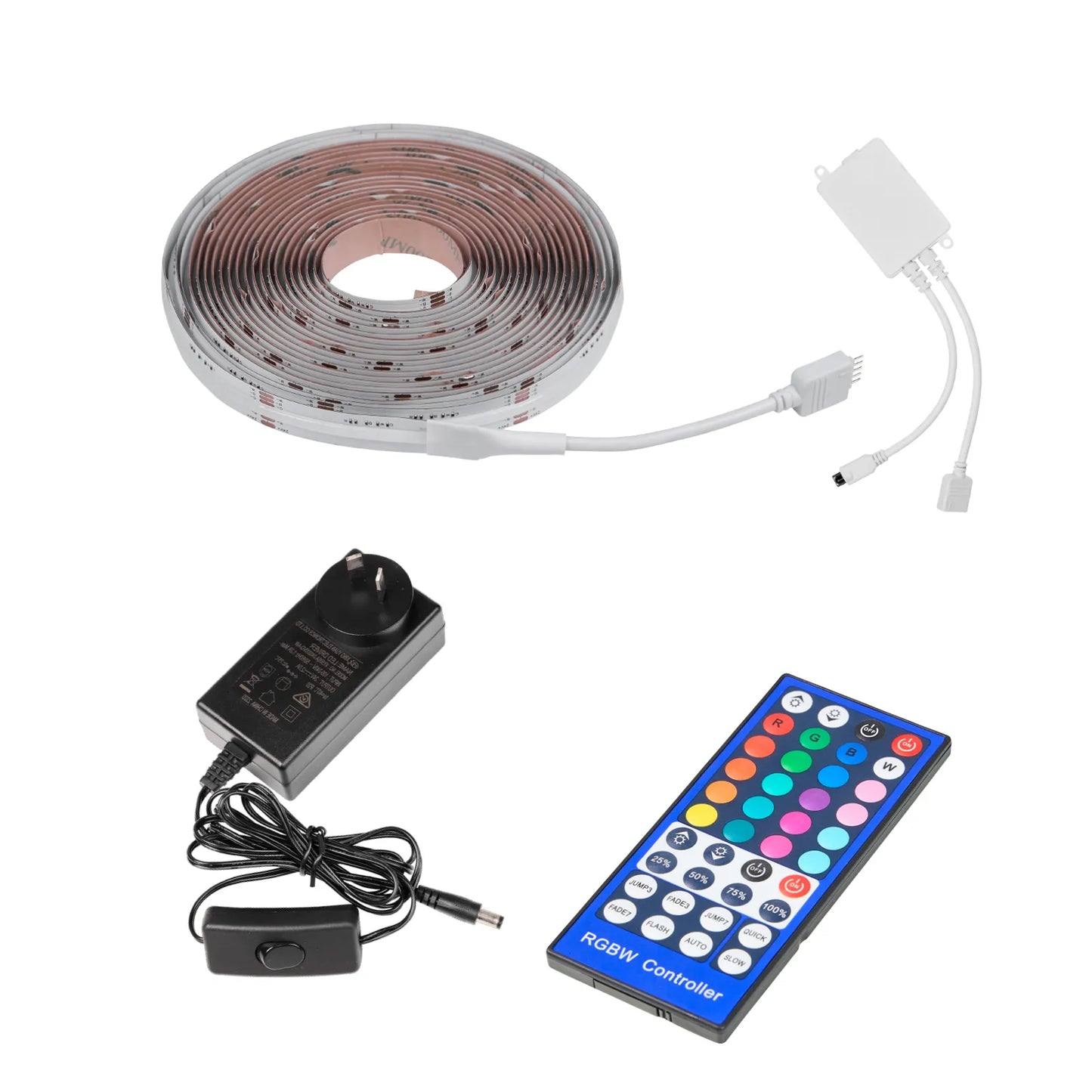 COB RGB+W Led Strip 5m Kit