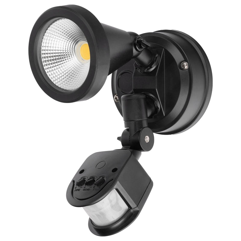 Brilliant Stinger Single Floodlight with Sensor