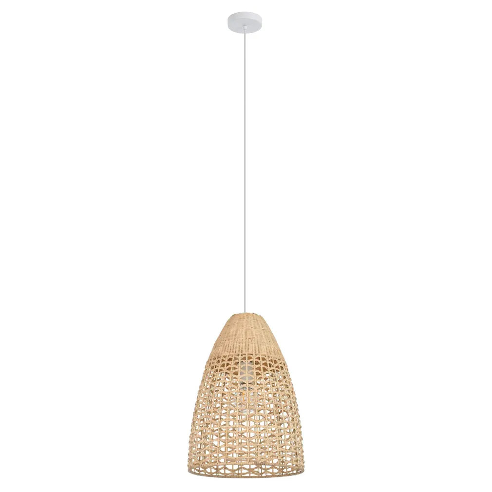 Sambucona Cane Boho Pendant Light