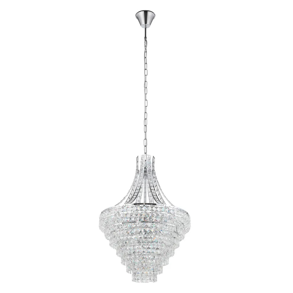 Beires Chrome & Crystal Chandeliers