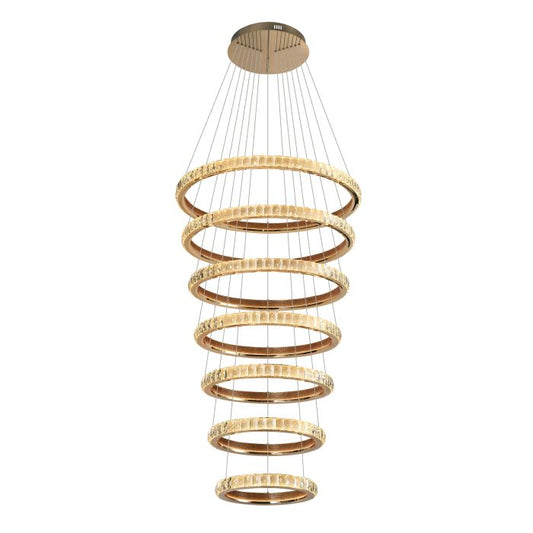 Kathleen Pendant Light - 7 Ring