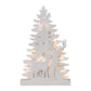 Xmas White Tree and Reindeer