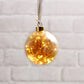 Glowing Bauble - Amber and Copper