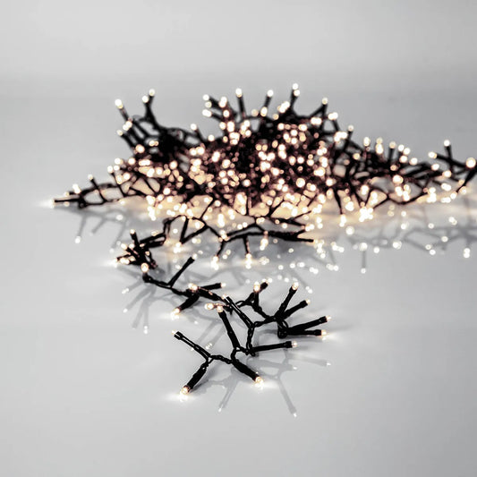 800 LED Fairy Lights - Crisp White - 16m