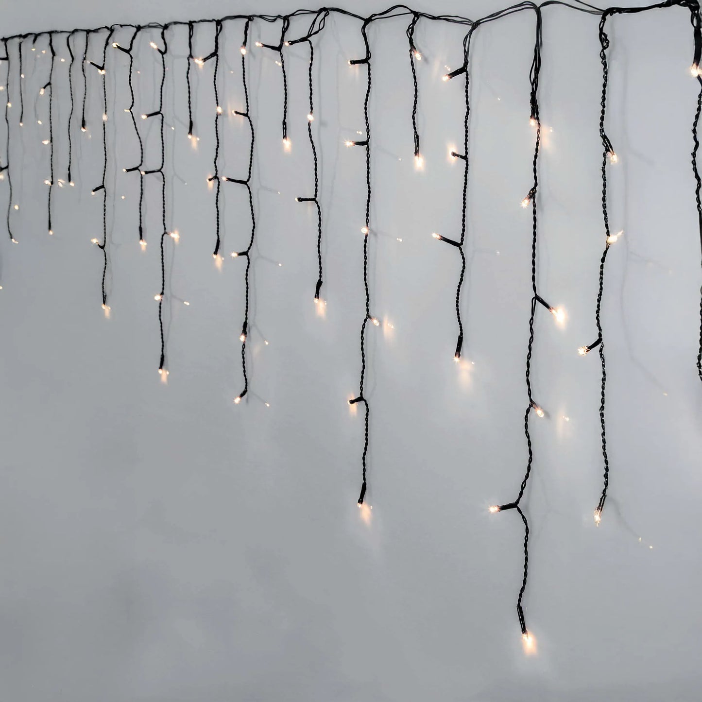 240 LED Icicle Lights - Crisp White 6m x 55cm