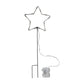 Xmas Neonstar Star W/Stake Neut White