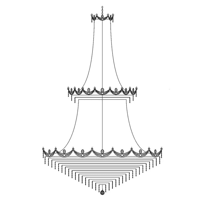 K-702 Asfour Crystal Chandelier Range