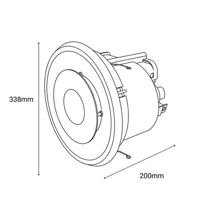 Extract Halo EC 290 Exhaust Fan with Light