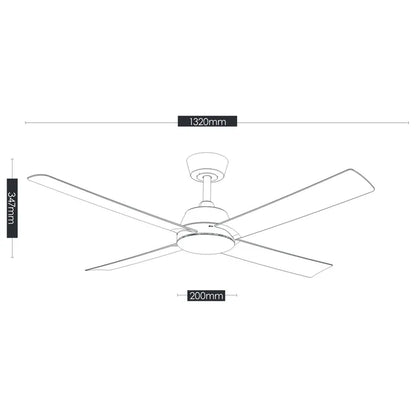 Bronco DC Ceiling Fan with Light
