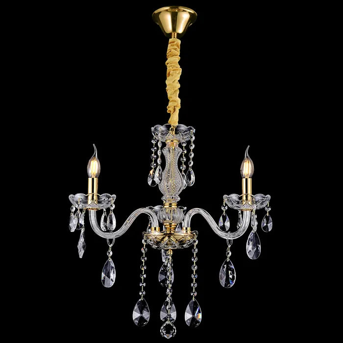 Bromley Crystal Chandelier - 3 Light