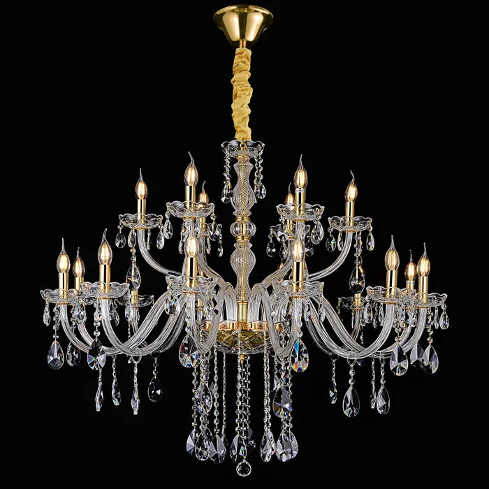 Bromley Crystal Chandelier - 12-6 Light