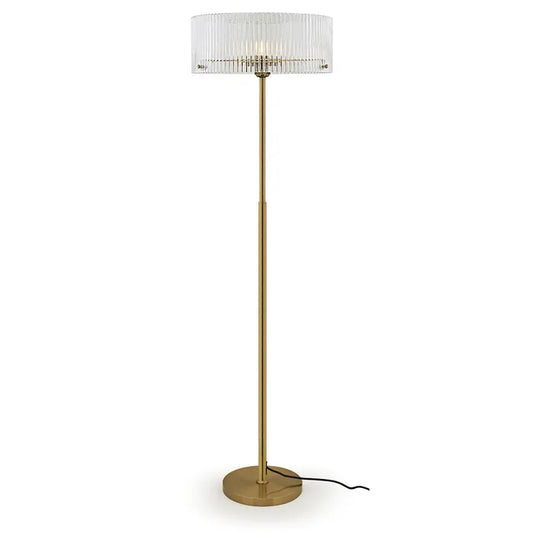 Medici 300mm Round Glass Floor Lamp
