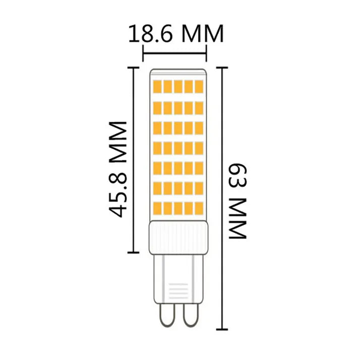 G9 6w LED Filament - Dim