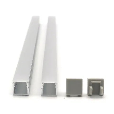 Square Aluminium Profile with Diffuser