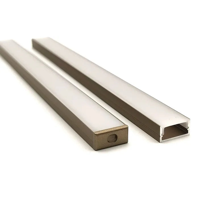 Square Aluminium Profile with Diffuser