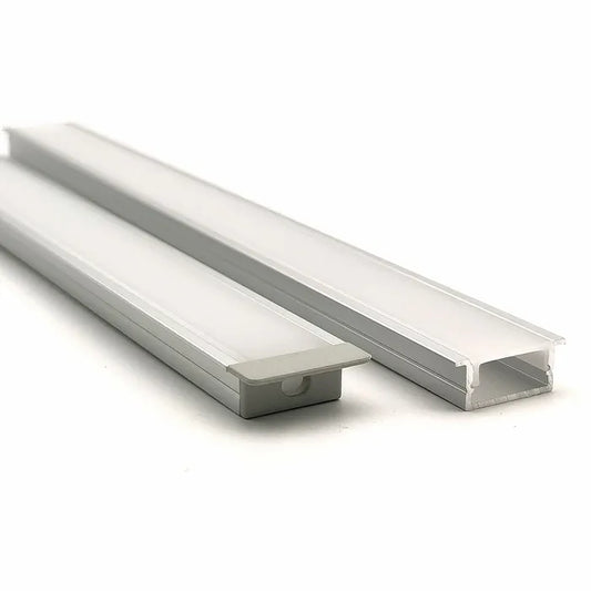 Square Winged Aluminium Profile with Diffuser