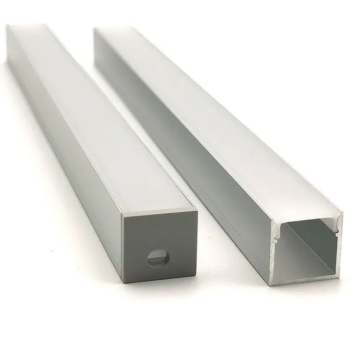 Deep Square Aluminium Profile with Diffuser