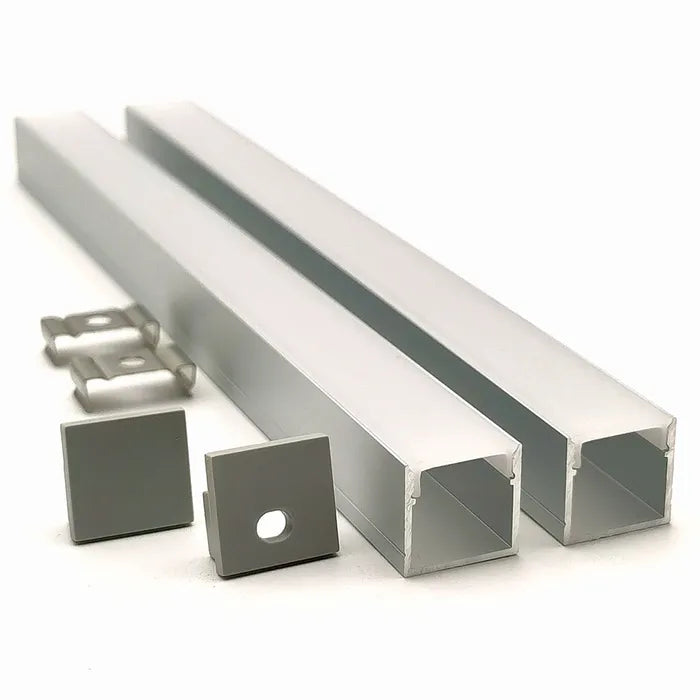 Deep Square Aluminium Profile with Diffuser