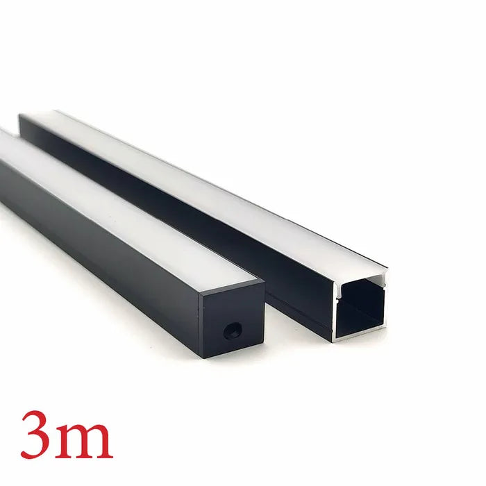 Deep Square Aluminium Profile with Diffuser