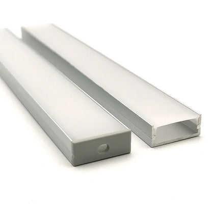 Wide Square Aluminium Profile with Diffuser