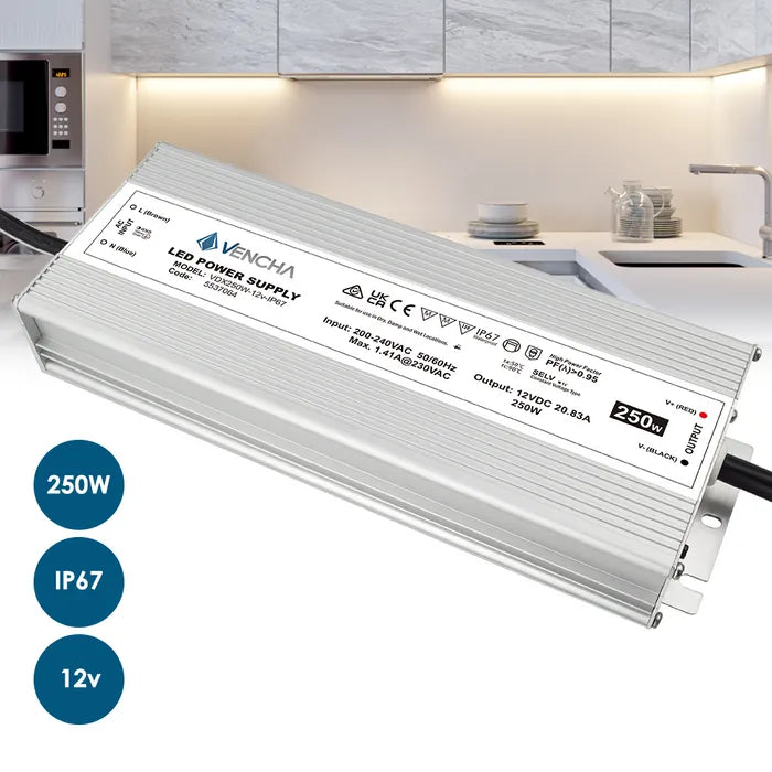 250w LED Driver with Flex and Plug