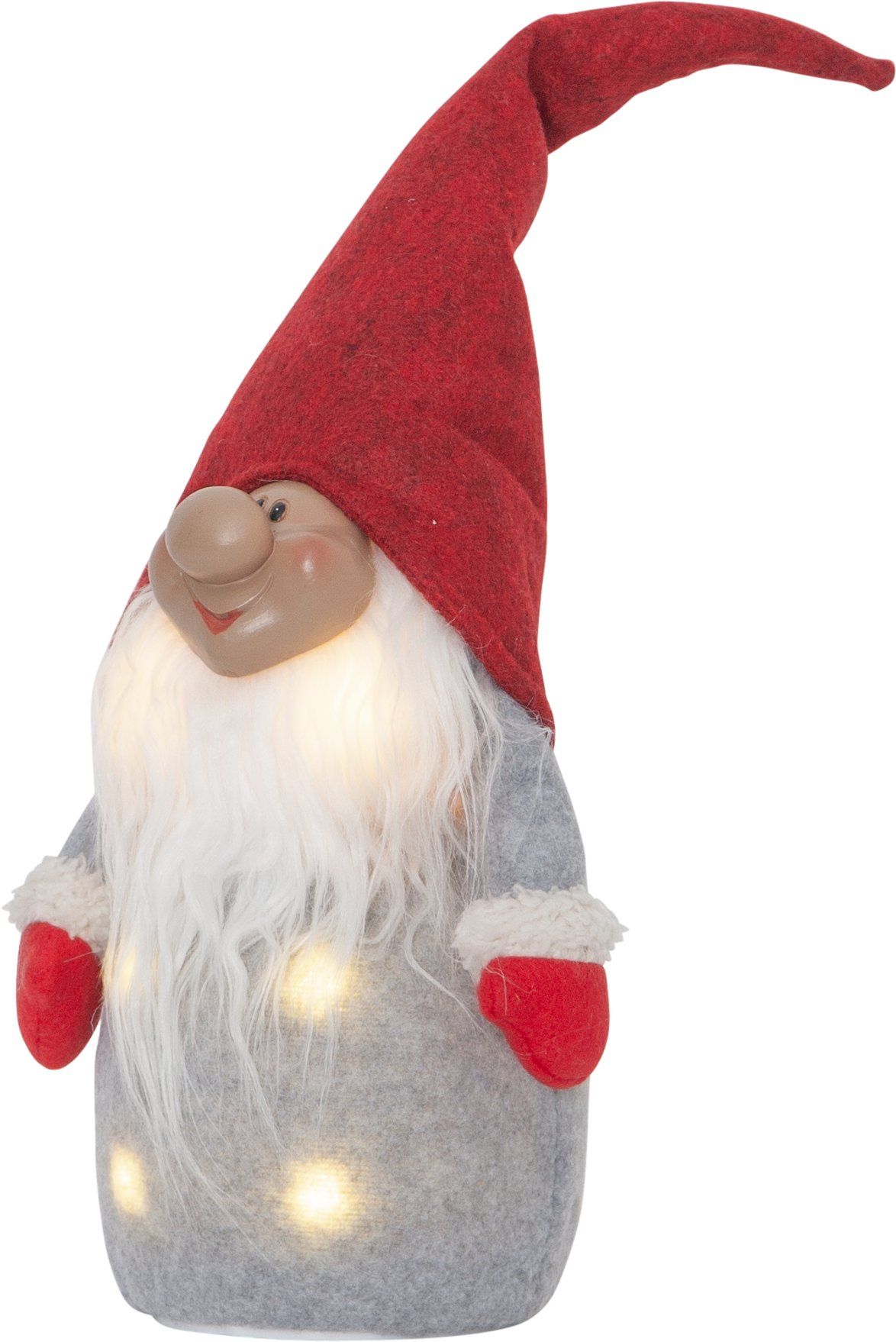 Christmas Joylight Santa Decoration - Red