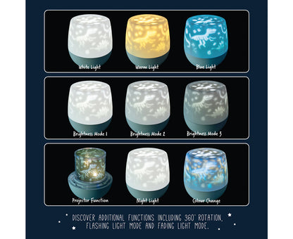 Rotating Led Projector Dino