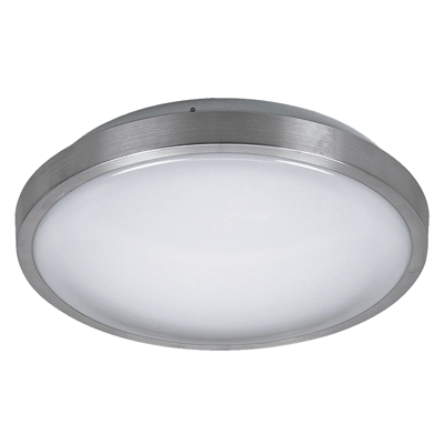 LED 12W Matt Lens Ceiling Light with Satin Chrome Trim