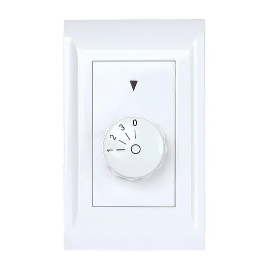 Multi Fan Wall Controller 3 Speed White