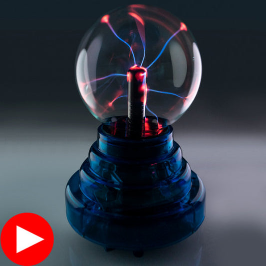 Battery Operated 3-inch Plasma Ball with Blue Base