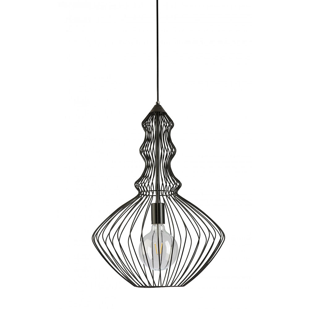 Argo 1 Light Pendant Black
