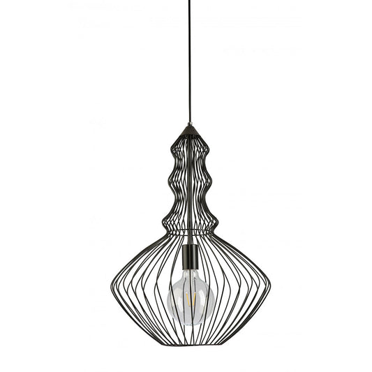 Argo 1 Light Pendant Black