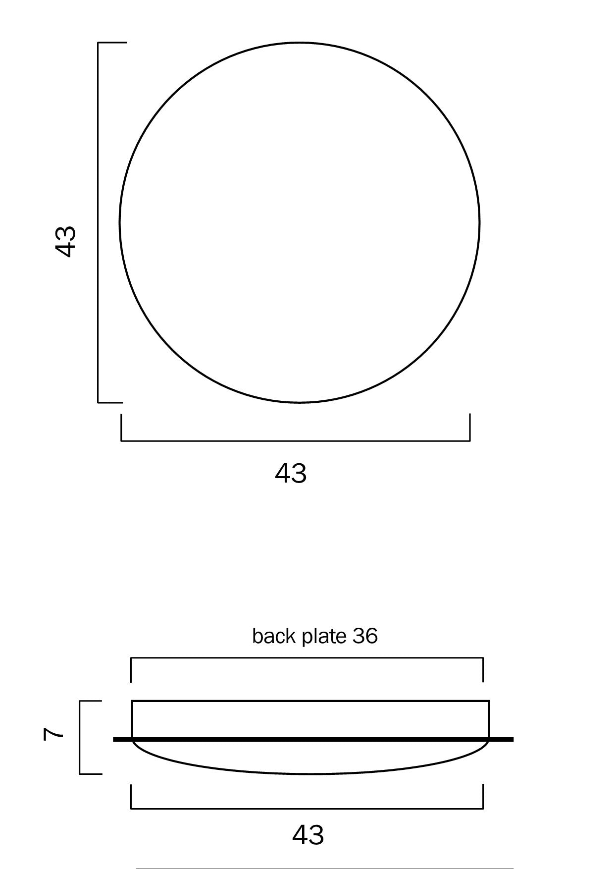 Astrid LED Oyster Various Options