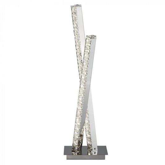 Crystal Detail Crossover Table Lamp