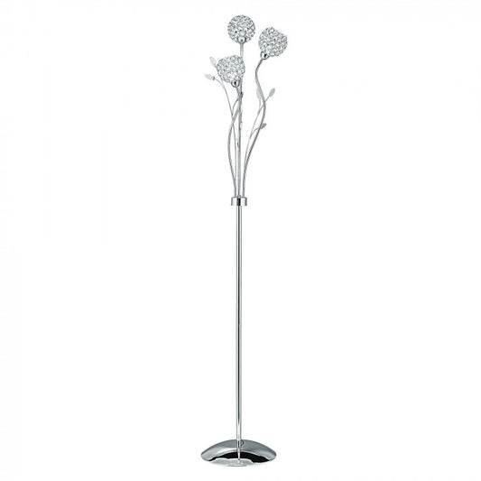 Elegant Floral Floor Lamp