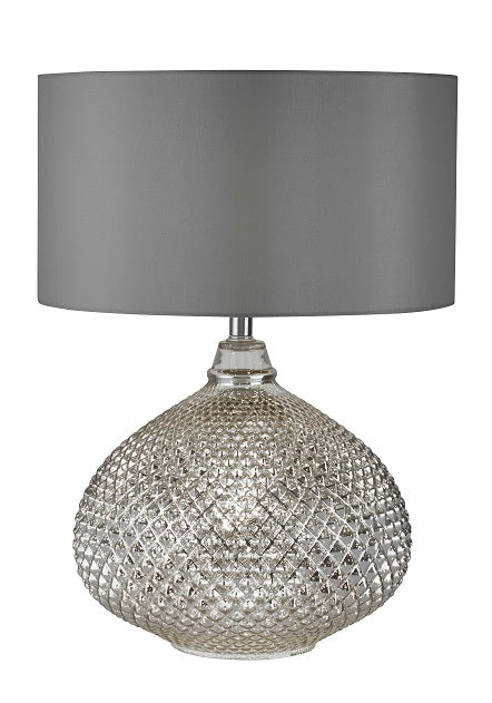 Textured Glass Table Lamp