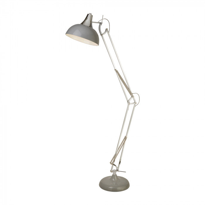 Adjustable Floor Lamp in Grey